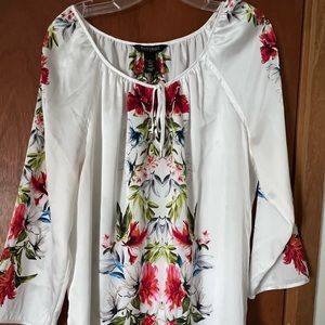 WHBM floral blouse